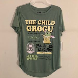 #70 - Women’s Star Wars Mandalorian T-Shirt - L (11-13) - NWT